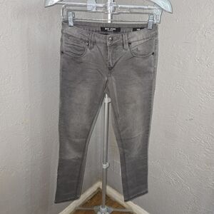 Gray Crop Skinny Jeans by Max Jeans